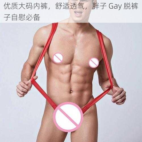 优质大码内裤，舒适透气，胖子 Gay 脱裤子自慰必备